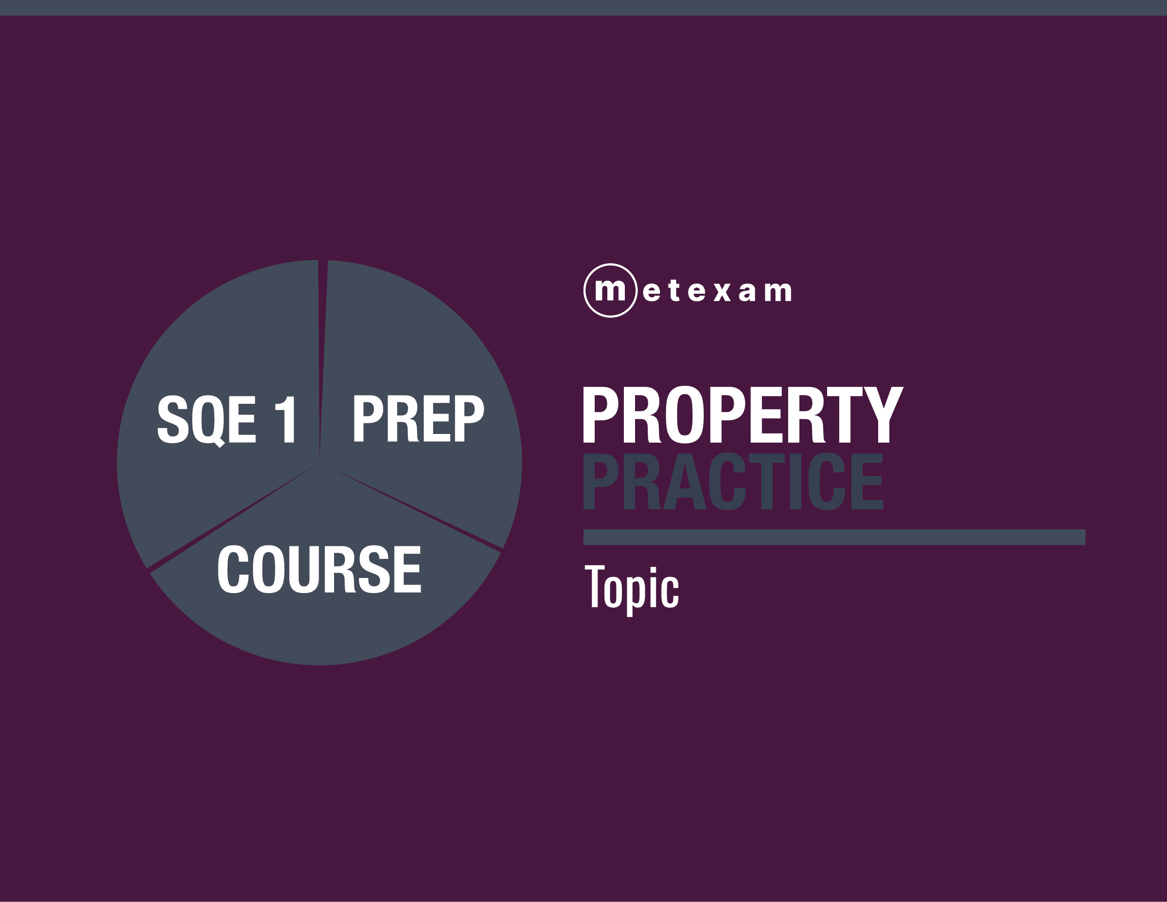 Topic: Property Practice. SQE1 Prep Course