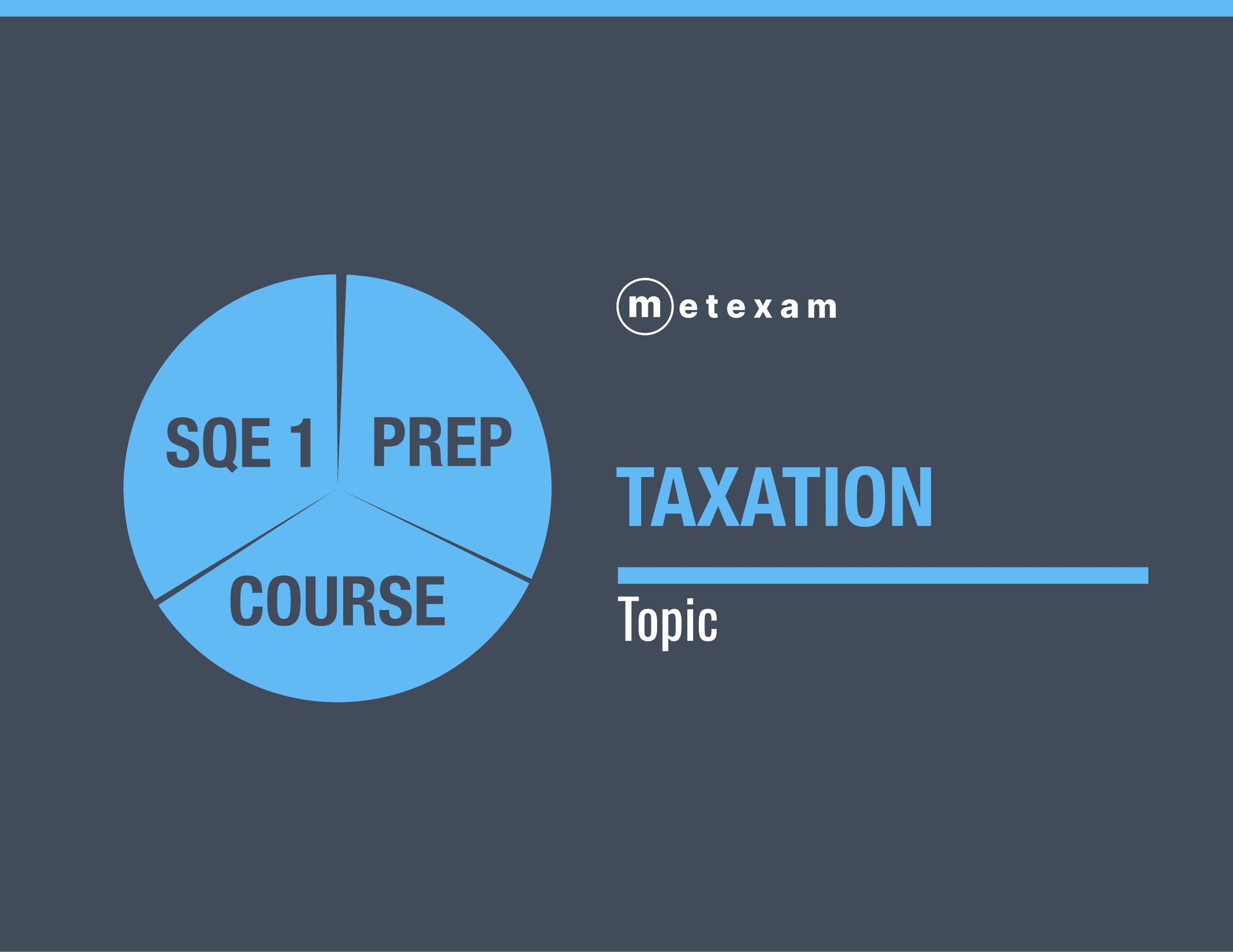 Topic: Tax Law. SQE1 Prep Course